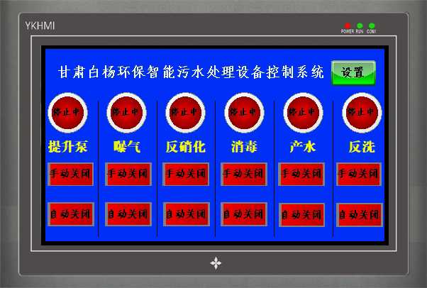 污水处理设备控制系统